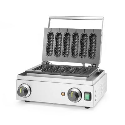 Vaflovač na kukuřičné psíky, HENDI, 230V/1550W, 390x378x(H)229mm | 212189
